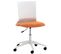 Chaise De Bureau Originale Apolda Orange/tissu