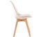 Lot De 4 Chaises De Cuisine Linares Beige/velours