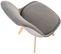 Lot De 4 Chaises De Cuisine Linares Gris/velours