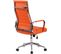 Fauteuil De Bureau Kolumbus Similicuir Orange