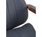 Fauteuil De Bureau Melilla En Similicuir Noyer / Gris