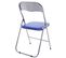 Lot De 4 Chaises Pliables Felix Bleu / Argent