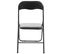 Lot De 4 Chaises Pliables Felix Noir / Noir