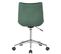 Chaise De Bureau Pivotant Medford En Velours Avec Hauteur Ajustable Et Roulettes Vert