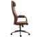 Fauteuil De Bureau Pocatello En Similicuir Ajustable Et Pivotant Cognac