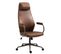 Fauteuil De Bureau Pocatello En Similicuir Ajustable Et Pivotant Cognac