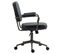 Fauteuil De Bureau Retro Natrona En Similicuir Ajustable Et Pivotant Noir Antique