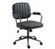 Fauteuil De Bureau Retro Natrona En Similicuir Ajustable Et Pivotant Noir Antique