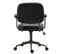 Fauteuil De Bureau Retro Natrona En Similicuir Ajustable Et Pivotant Noir Antique