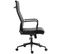 Fauteuil De Bureau Kolumbus Similicuir Noir / Noir