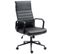 Fauteuil De Bureau Kolumbus Similicuir Noir / Noir