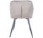 Lot De 2 Chaises De Salle À Manger Cassis En Velours Gris Foncé/velours