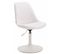 Lot De 4 Chaises De Salle À Manger Maverick Similicuir Avec Pied Trompette Blanc /blanc