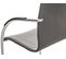 Lot De 3 Chaises Cantilever Melina En Similicuir Et Pied En Métal Gris