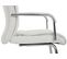 Lot De 2 Chaises Cantilever Caro En Similicuir Avec Accoudoirs Blanc