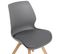 Lot De 2 Chaises De Salle À Manger Luna Gris/plastique