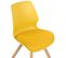 Lot De 2 Chaises De Salle À Manger Luna Jaune/plastique