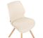 Lot De 2 Chaises De Salle À Manger Luna Crème/tissu