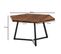 Table Basse Hexagonal Bois Massif 60x60x35 Cm Petite Table De Salon