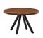 Table Basse Ronde Bois Massif 60x60x35 Cm Petite Table De Salon Moderne