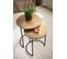 Table D'appoint Lot De 3 Petite Table Basse De Salon Métal Moderne Or