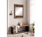 Miroir Mural Bois Massif 72x102x3 Cm Miroir De Couloir Grand Moderne