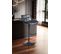 Tabouret De Bar Moderne Similicuir Chaise Fauteuil De Comptoir Noir