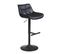 Tabouret De Bar Moderne Similicuir Chaise Fauteuil De Comptoir Noir