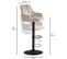 Tabouret De Bar Moderne Velours Chaise Fauteuil De Comptoir Moderne