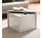 Tables Gigognes Monobloc Blanc Table D'appoint Basse Moderne Lot De 2