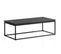 Table Basse Bois Massif Metal Noir Design Table De Canapé Salon Moderne