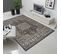 Milan - Tapis D'inspiration Designer Gris Taupe 200 X 290 Cm