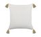 Lot De 2 Coussins Impression En Bloc Coton Vert Syringa 45 X 45 Cm