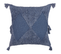 Coussin Touffeté Coton Bleu Avium 45 X 45 Cm