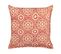 Coussin Impression En Bloc Coton Rouge Ceiba 45 X 45 Cm