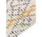 Tapis En Coton 140 X 200 Cm Beige Et Jaune Kadapa