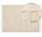 Tapis En Coton 140 X 200 Cm Beige Ardahan