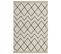 Tapis En Coton 160 X 230 Cm Beige Et Noir Eldes