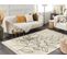 Tapis En Coton Beige Et Noir 160 X 230 Cm Sazli