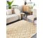 Tapis En Coton Beige Sable 160 X 230 Cm Sanliurfa