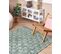 Tapis En Coton Vert 160 X 230 Cm Kars