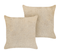 Lot De 2 Coussins Beige Pilea 45 X 45 Cm