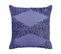 Coussin Touffeté Coton Violet Rhoeo 45 X 45 Cm