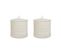 Lot De 2 Paniers En Coton Blanc Crème D 33 Cm Silopi