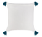 Coussin Impression En Bloc Coton Bleu Tilia 45 X 45 Cm