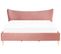 Lit Double En Velours Rose 180 X 200 Cm Chaleix