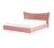 Lit Double En Velours Rose 180 X 200 Cm Chaleix