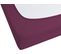 Drap-housse En Coton 200 X 200 Cm Rouge Bordeaux Janbu