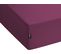 Drap-housse En Coton 200 X 200 Cm Rouge Bordeaux Janbu