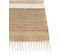 Tapis En Jute Beige Et Blanc 160 X 230 Cm Talpur